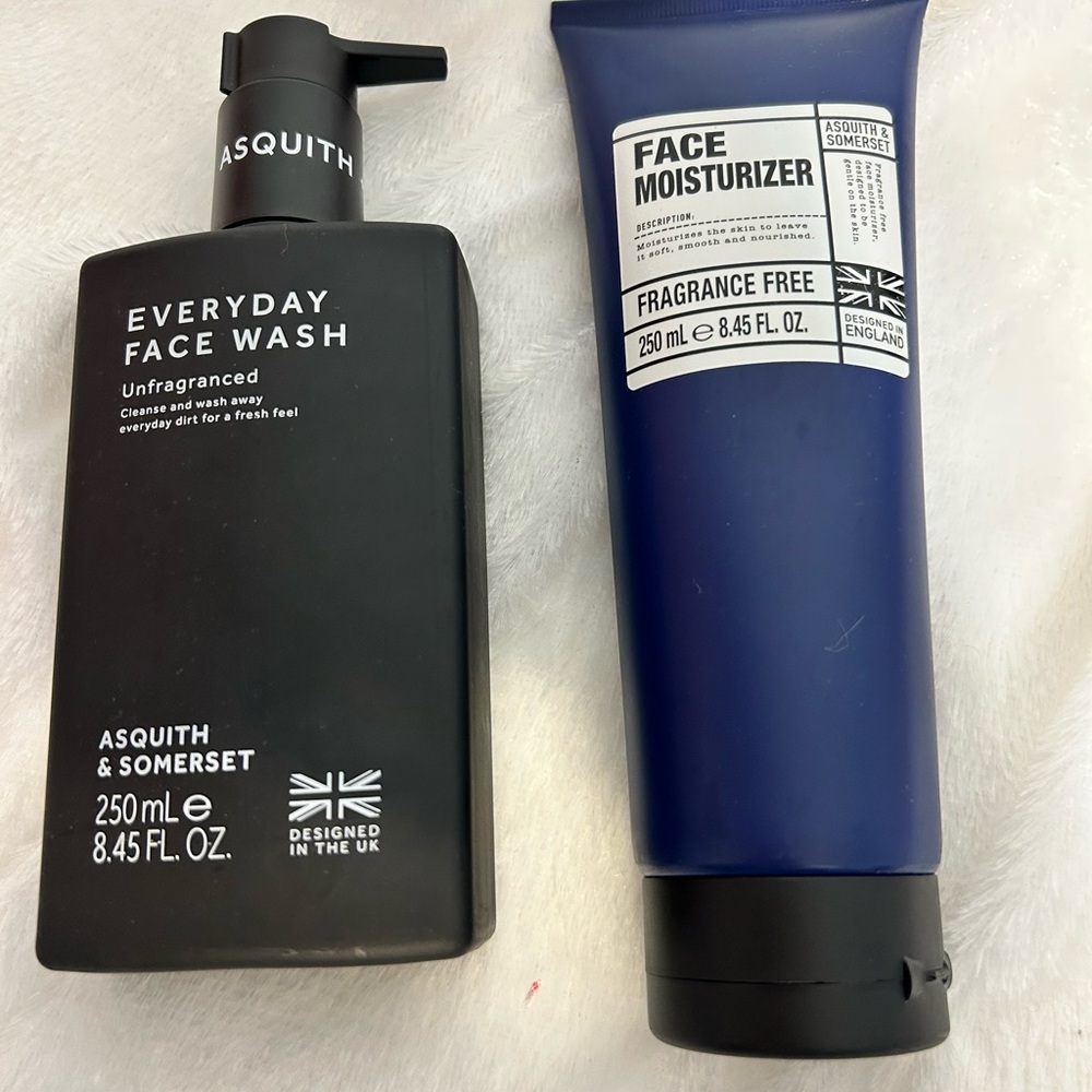 Asquith & somerset face moisturizer, face wash‎ Fragrance free. New bundle